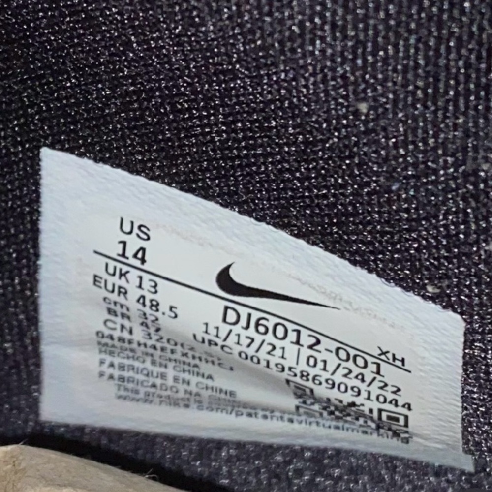 Nike Kyrie Low 5 Basketball Sneaker Black Bred Dominoes DJ6012-001 Men's Size 14 - Picture 9 of 9